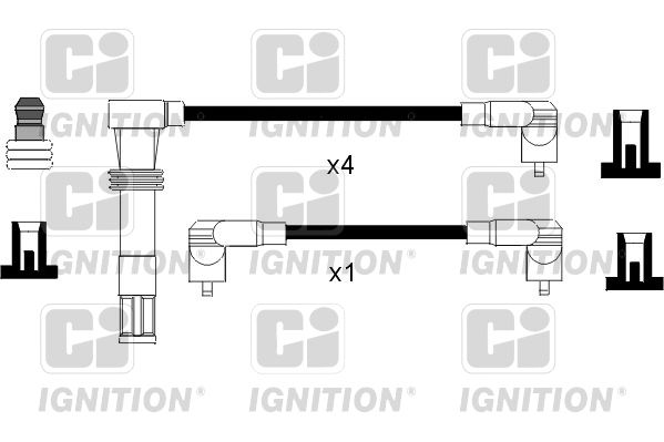 QUINTON HAZELL Augstsprieguma vadu komplekts XC1028